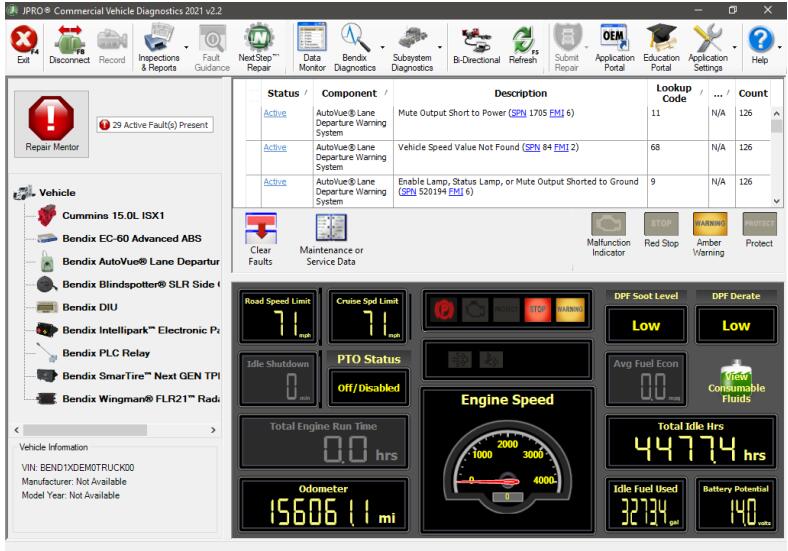 How to Bendix Virtual Truck Demo Connection Function (3)