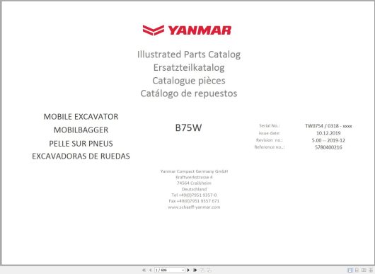 Yanmar Machine EPC+Service 2023 (2)