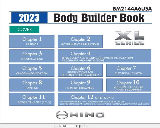 HINO Truck Service Manual 2022 Workshop Repair Book-3