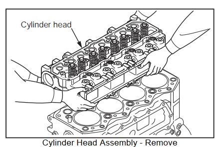 Misubishi Diesel Engine D04EG Cylinder Head Assembly