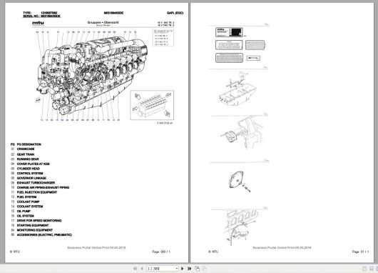 MTU Marine Diesel Engine Operating Instruction PDF Manual Collection-9
