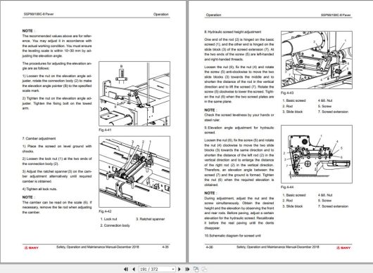 New SANY Hevy Duty Machine Workshop Service Manual PDFs (5)