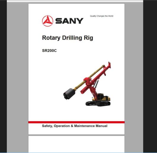 SANY Machine Workshop Manual PDF English Collection (7)