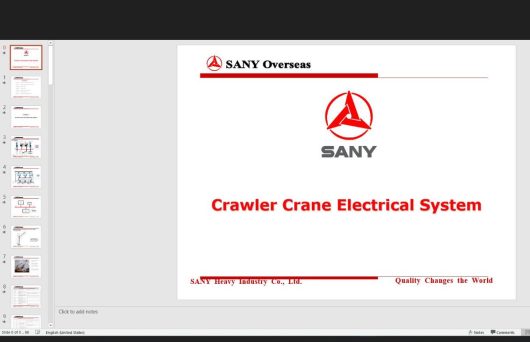 SANY Machine Workshop Manual PDF English Collection (8)