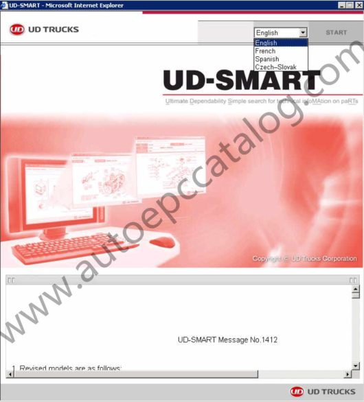 2015 Nissan UD Trucks Smart EPC Spare Parts Catalog (1)