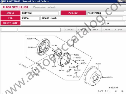 2015 Nissan UD Trucks Smart EPC Spare Parts Catalog (7)