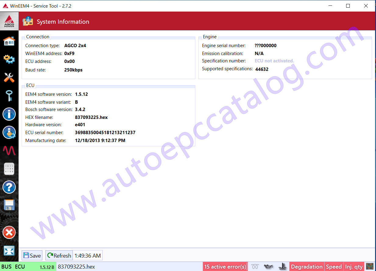 AGCO 2x4 CANUSB work with WinEEM4