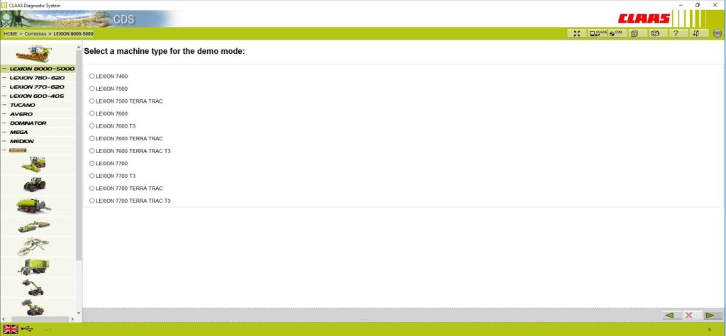 [05.2021] CLAAS CDS 7.5 Diagnostic System Development Level