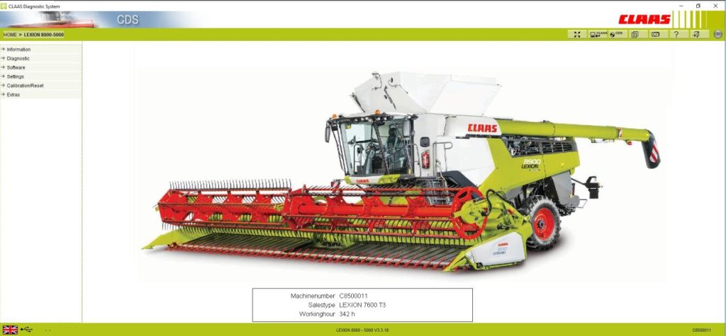 [05.2021] CLAAS CDS 7.5 Diagnostic System Development Level
