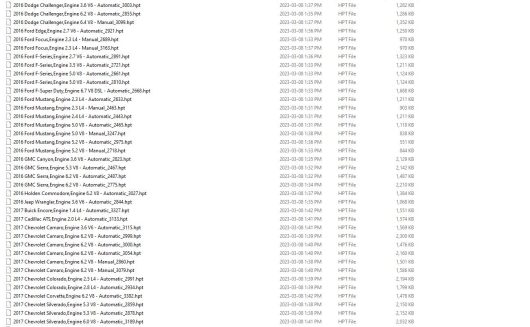 HPTuner ECU Tuning hpt Files Collection Download 1997-2018 (4)