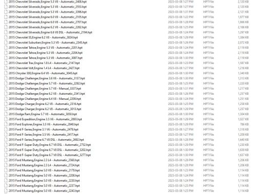 HPTuner ECU Tuning hpt Files Collection Download 1997-2018 (6)