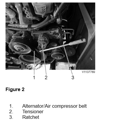 Volvo EC500F L5 Excavator Engine Belts Replacement Guide (2)