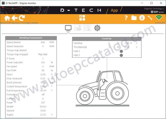 Deutz-Fahr D-TechAPP Diagnostic software (2)