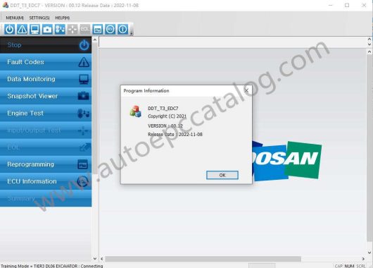 Doosan DDT T3 EDC7 EDC17 Diagnostic Software (2)