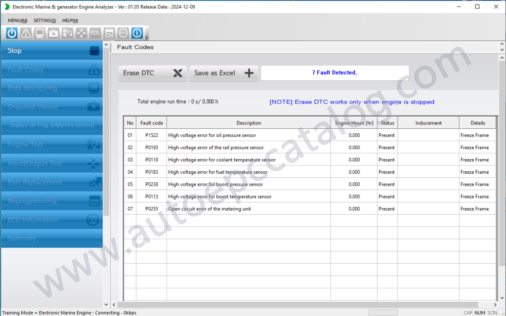 [12.2024] Doosan Electronic Marine & Generator Engine Analyzer