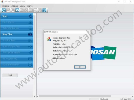 Doosan OH60 ECU DCU Diagnostic Tool (2)
