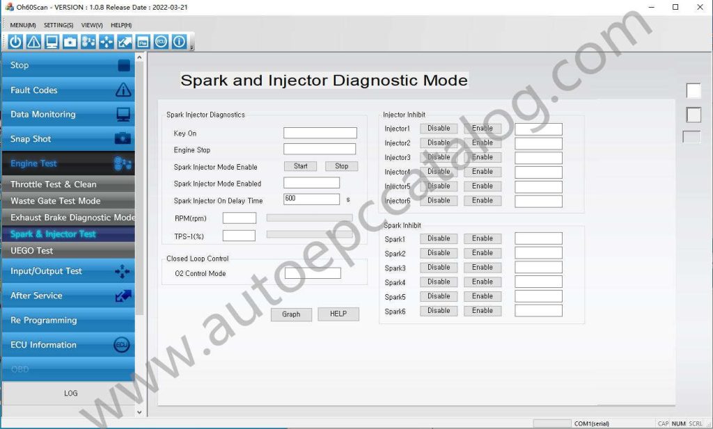 [03.2022] Doosan OH60 ECU DCU Diagnostic Tool