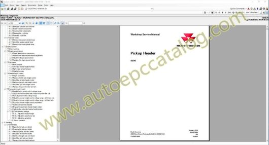 Massey Ferguson AG UK EU Europe Parts Catalog+Workshop Service (5)