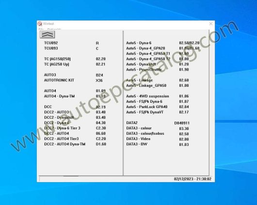 Massey Ferguson Wintest V2.20.10 Diagnostic Software (5)