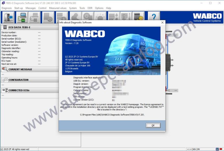 [12.2025] WABCO TEBS-E 7.2 Diagnostic Software Trailer Electronic ...