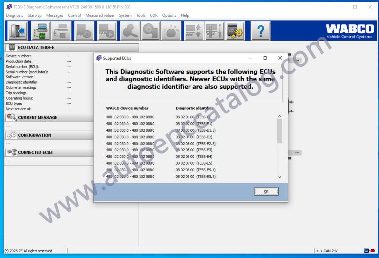 [12.2025] WABCO TEBS-E 7.2 Diagnostic Software Trailer Electronic ...