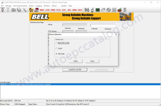 Bell Cancomm 5.07.0 Dealer Heavy Machinery Diagnostic Software (5)