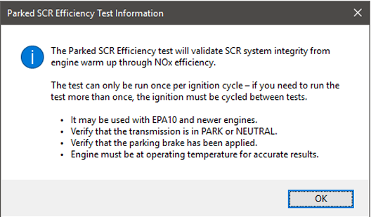 How to Use JPRO Diagnostic for Detroit Parked SCR Efficiency Test (2)