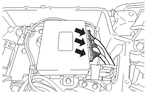 How to Remove and Install HV-ECU for HINO J05E Engine (5)