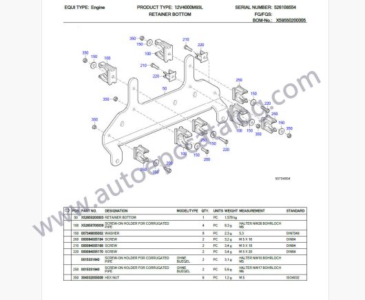 MTU 8V2000 12V4000 Engine Part Catalogue for Daimler (7)