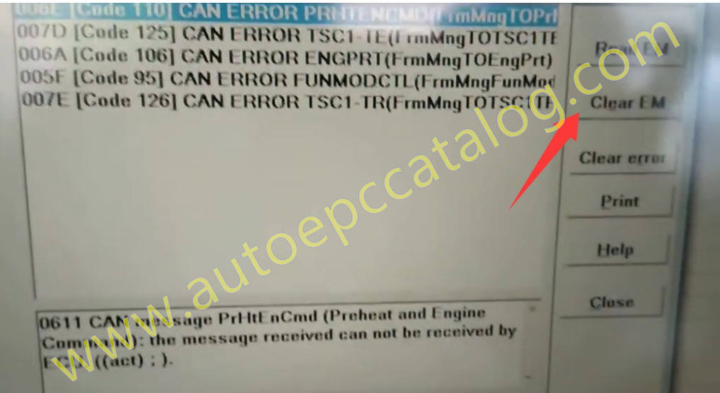 Deutz TCD 2015 V08 Engine ECU 4214432 Error Clear By HSlight II (6)