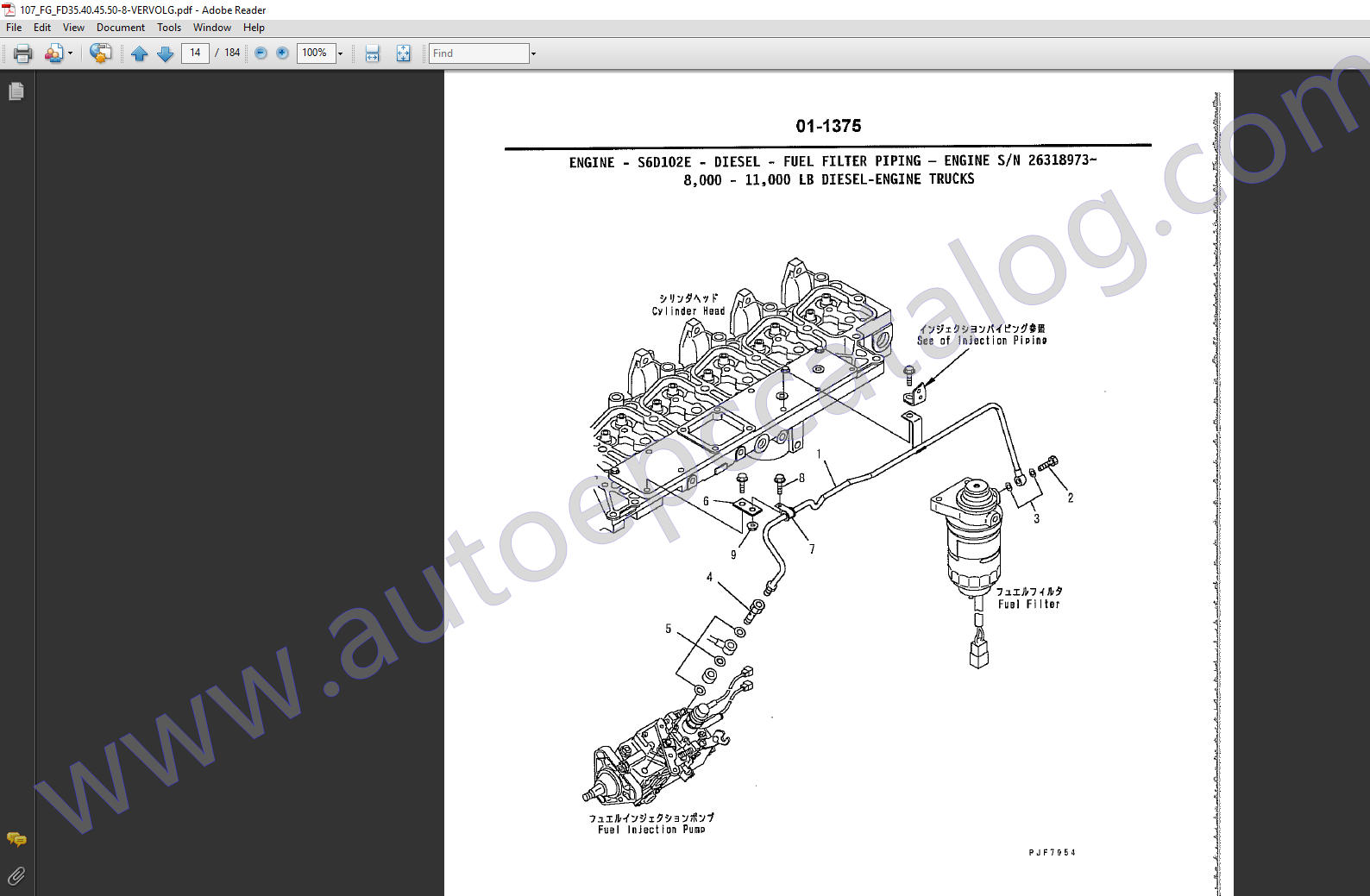 Komatsu Forklift EPC + Service Manuals PDF (5)