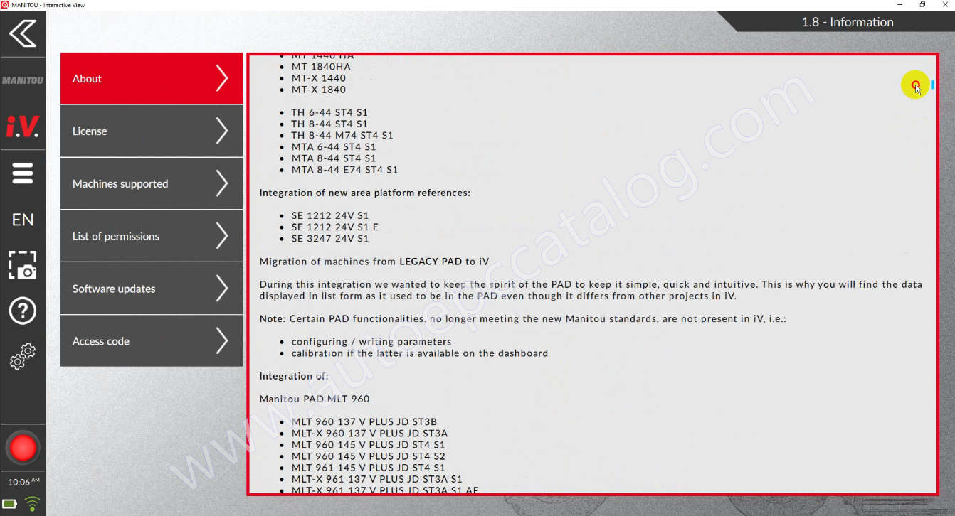 MANITOU I.V 2026.1 Diagnostic Software (5)