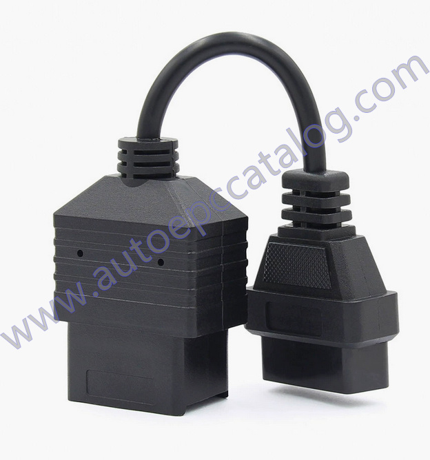 Toyota 17 Pin to OBD OBD2 16 Pin Convertor Cable (3)