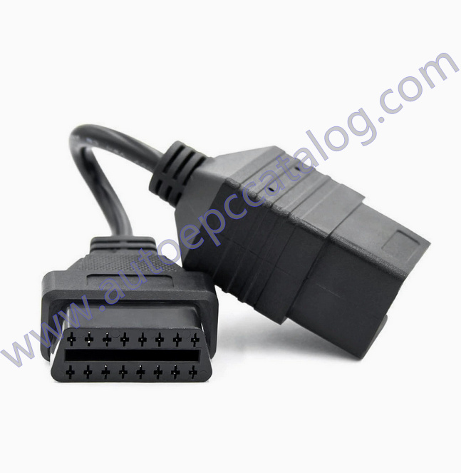 Toyota 17 Pin to OBD OBD2 16 Pin Convertor Cable (5)