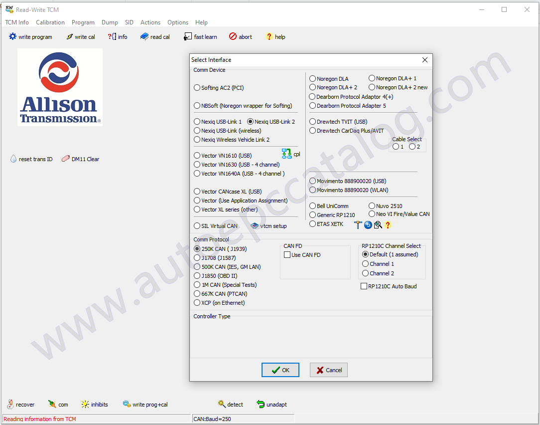 Allison TCM Reflash 6.3 (2)