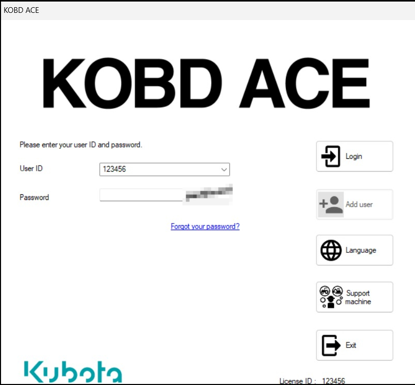 Kubota KOBD ACE V3.02.0001 Diagnostic Software (2)