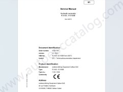 Liebherr R9100 R9100B Hydraulic Excavator Service Manual 26573 12.2021